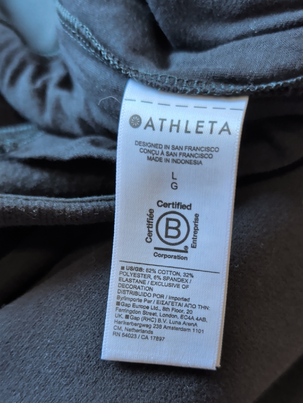Athleta Retroplush Straight Leg In Black GUC - Picture 7 of 9